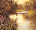 Spring Blossoms Along A Meandering River Louis Aston Knight